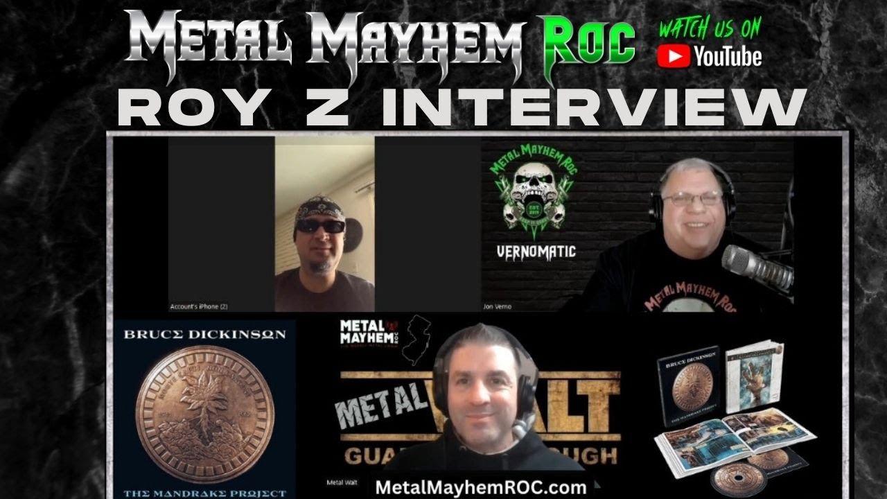Roy Z: From Co-Producing to Playing Guitar on Bruce Dickinson's new solo CD  