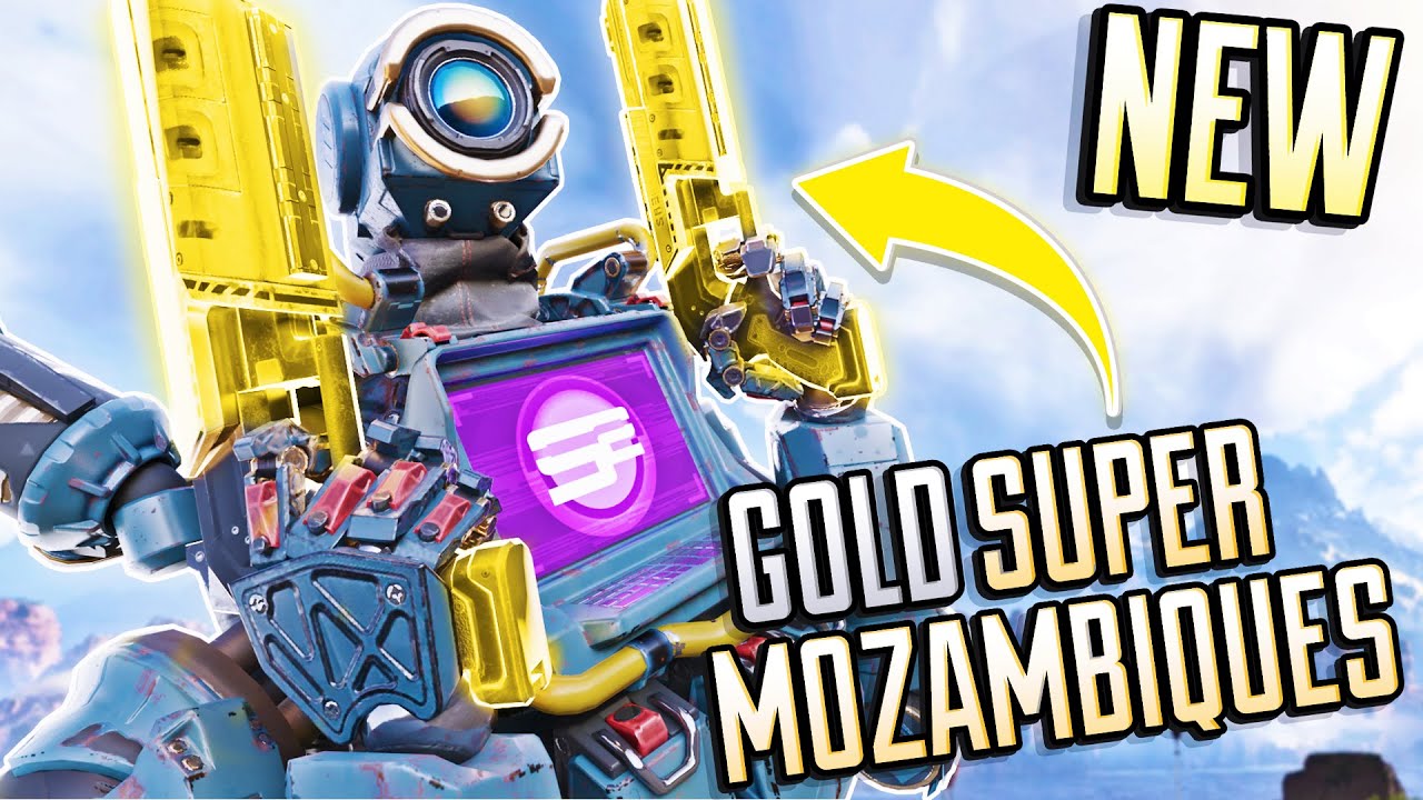 Используя 2 золотых СУПЕР Мозамбика! - 7000 урона за 2 игры! (Apex Legends PS4)