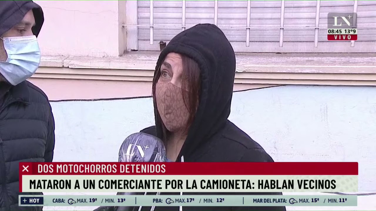 Testimonio de vecinos de Villa Ballester por el crimen donde dos delincuentes mataron un comerciante