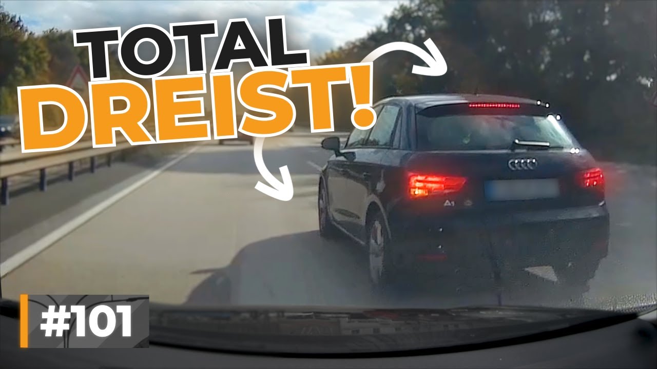 Beinahe-Crashs, mangelhafte Ladungssicherungen und Radfahrer auf Autobahn! | #GERMAN #DASHCAM | #101