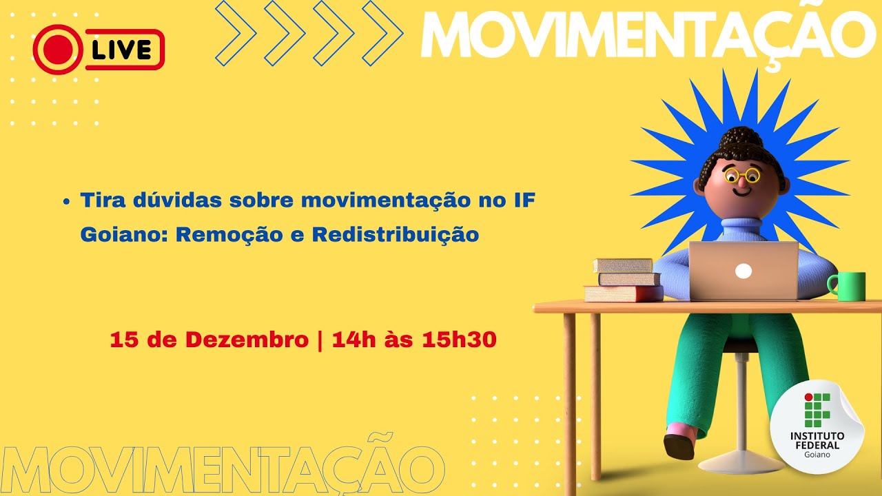Tira dúvidas sobre movimentação no IF Goiano: remoção e redistribuição