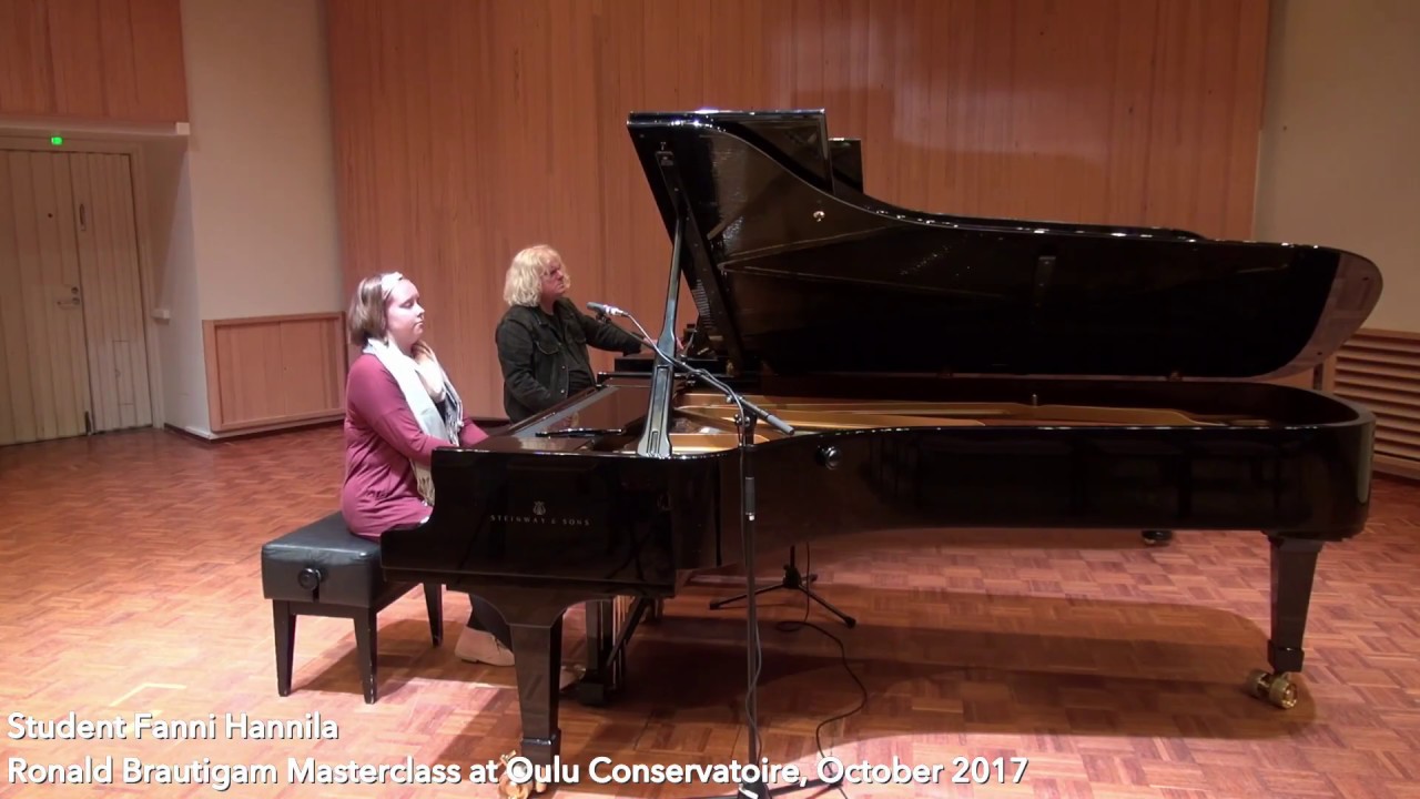 Ronald Brautigam Masterclass Oulu Conservatoire October 2017 Fanni Hannila