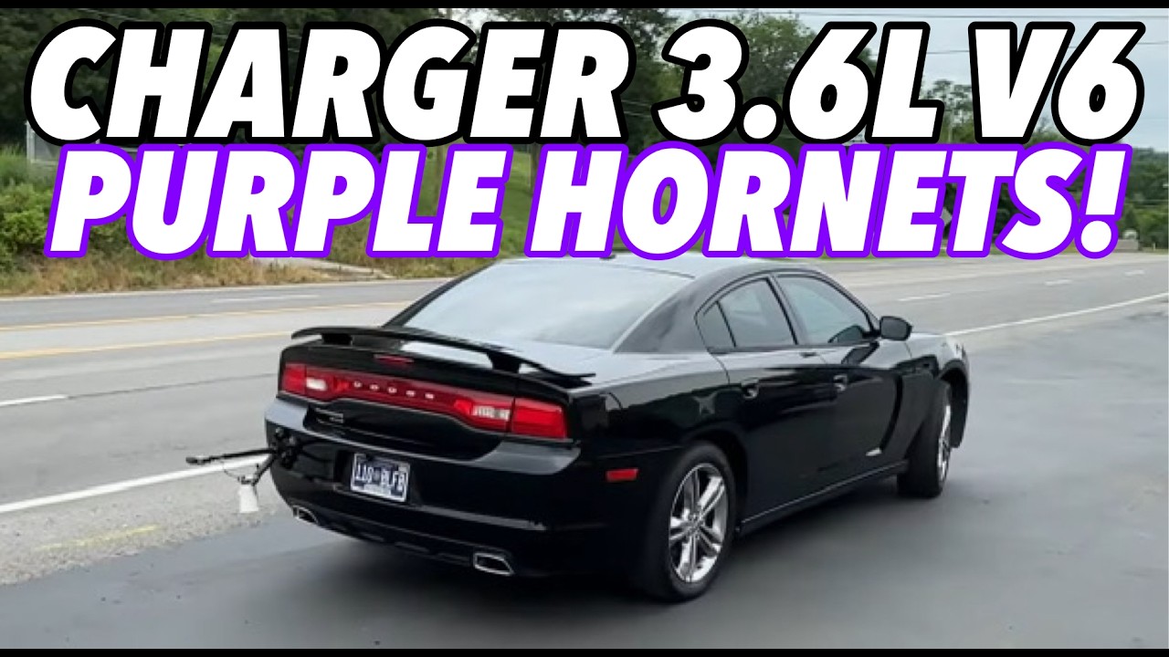 2013 Dodge Charger AWD 3.6L V6 w/ PURPLE HORNET GLASS PACKS!