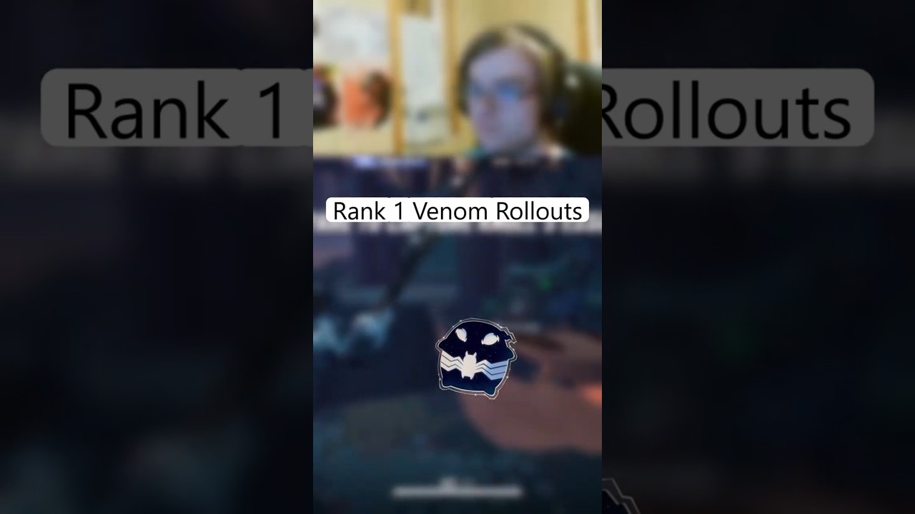Rank 1 Venom Rollouts!   #marvelrivals #marvelrivalsgameplay #venom