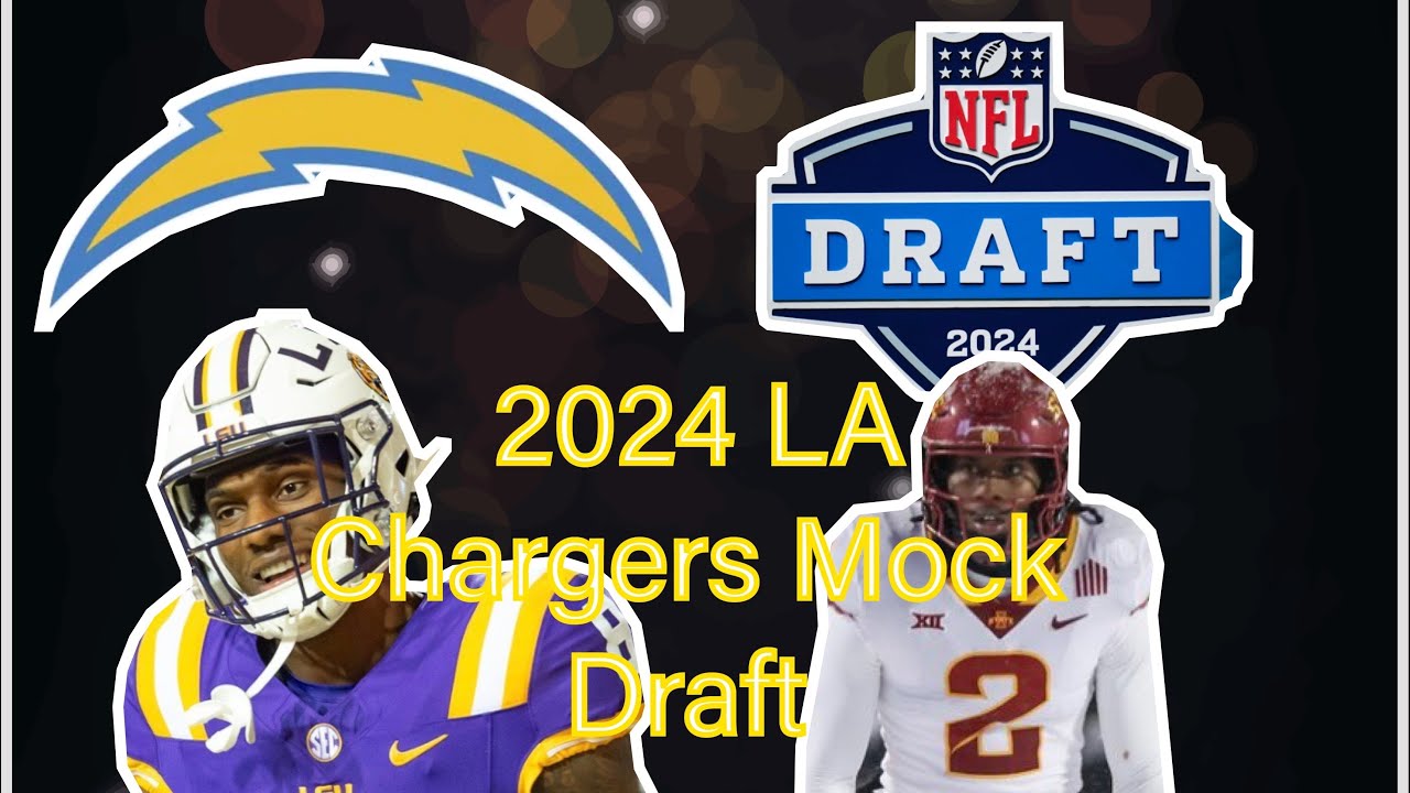 Los Angeles Chargers 7 Round 2024 NFL Mock Draft!!!