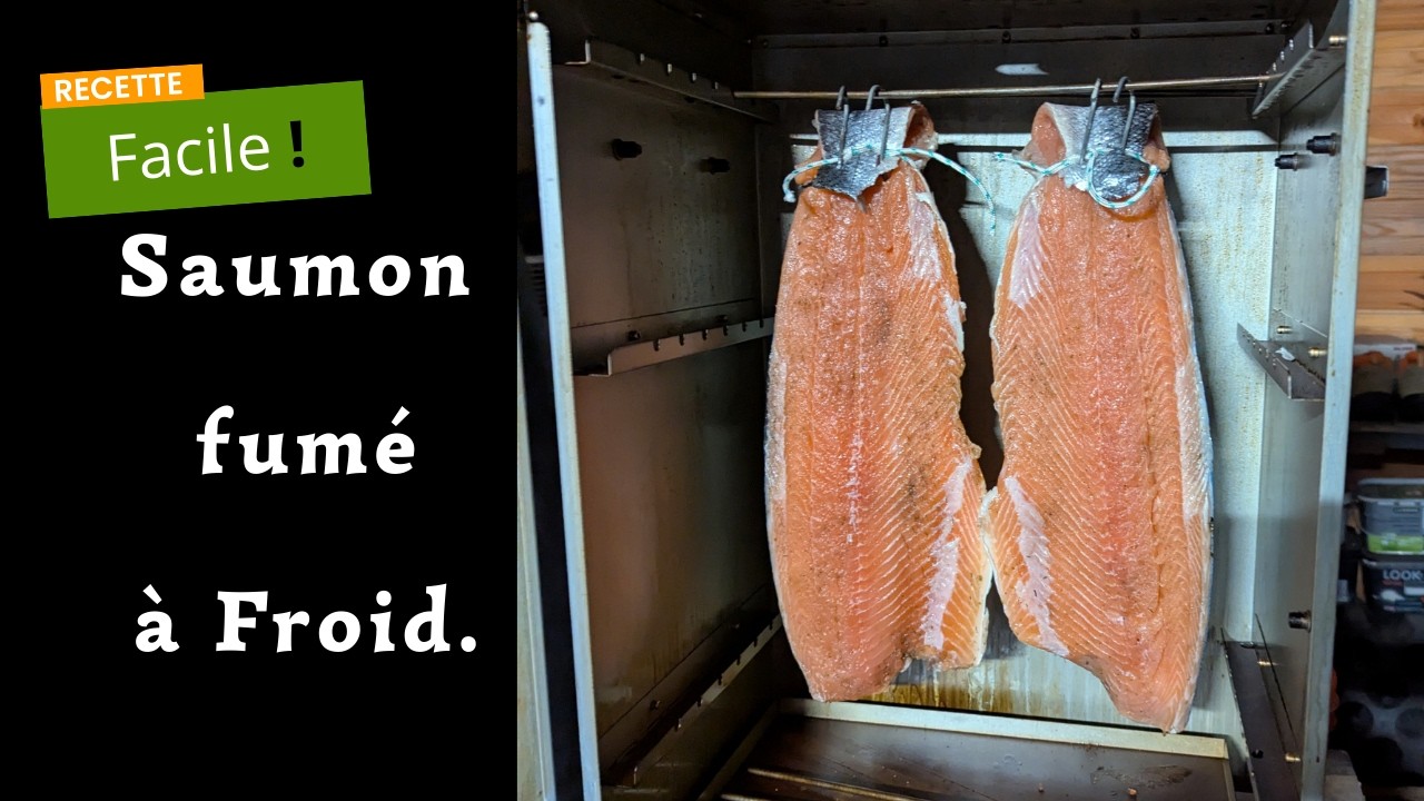 Comment faire du saumon fumé soi même et pour 3X moins cher. Fumage à froid.#smokedfish