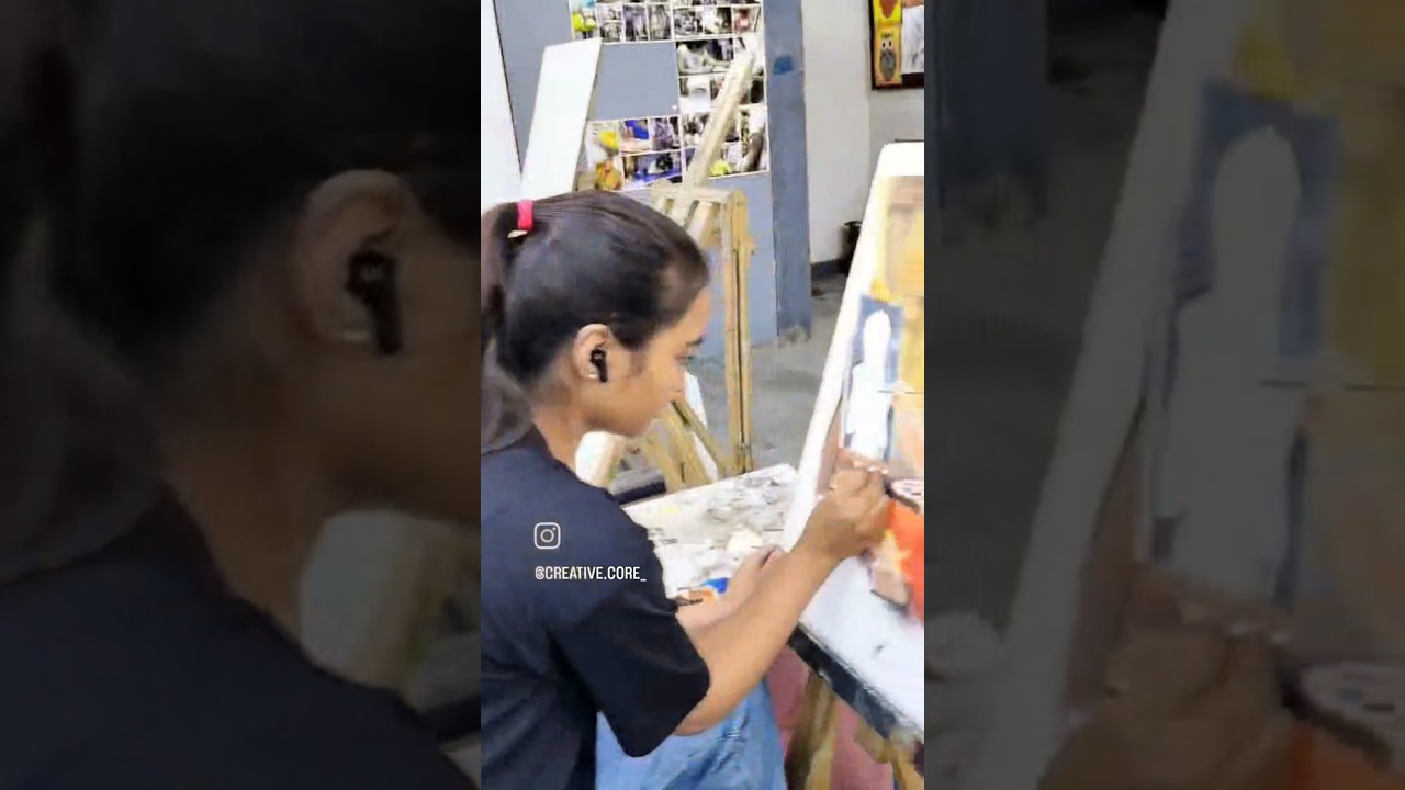 Let the work speak. I'm busy creating#art #viral #artsuccess #viralreeĺs #girlboss #womenempowerment