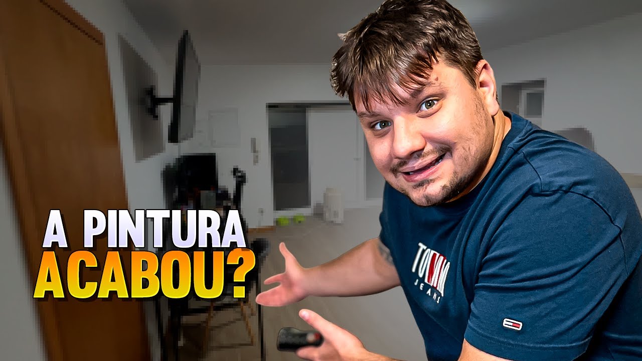 ASSIM FICOU A NOSSA CASA DEPOIS DA PINTURA POR DENTRO! MELHOROU?