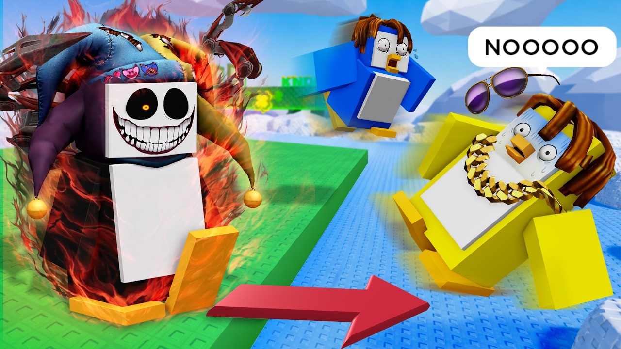 PROTOTYPE DESTROYS J4CK IN KNOCKOUT?! PENGUIN BATTLE 🐧👊 KNOCKOUT Funny Moments