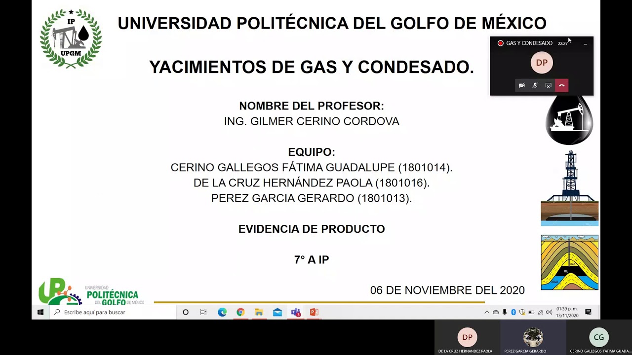 Yacimiento de Gas y Condensados UPGM IP