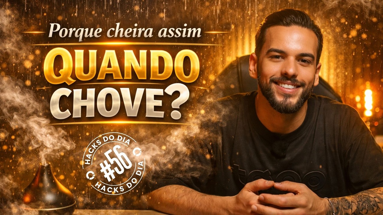 Porque cheira assim quando chove?