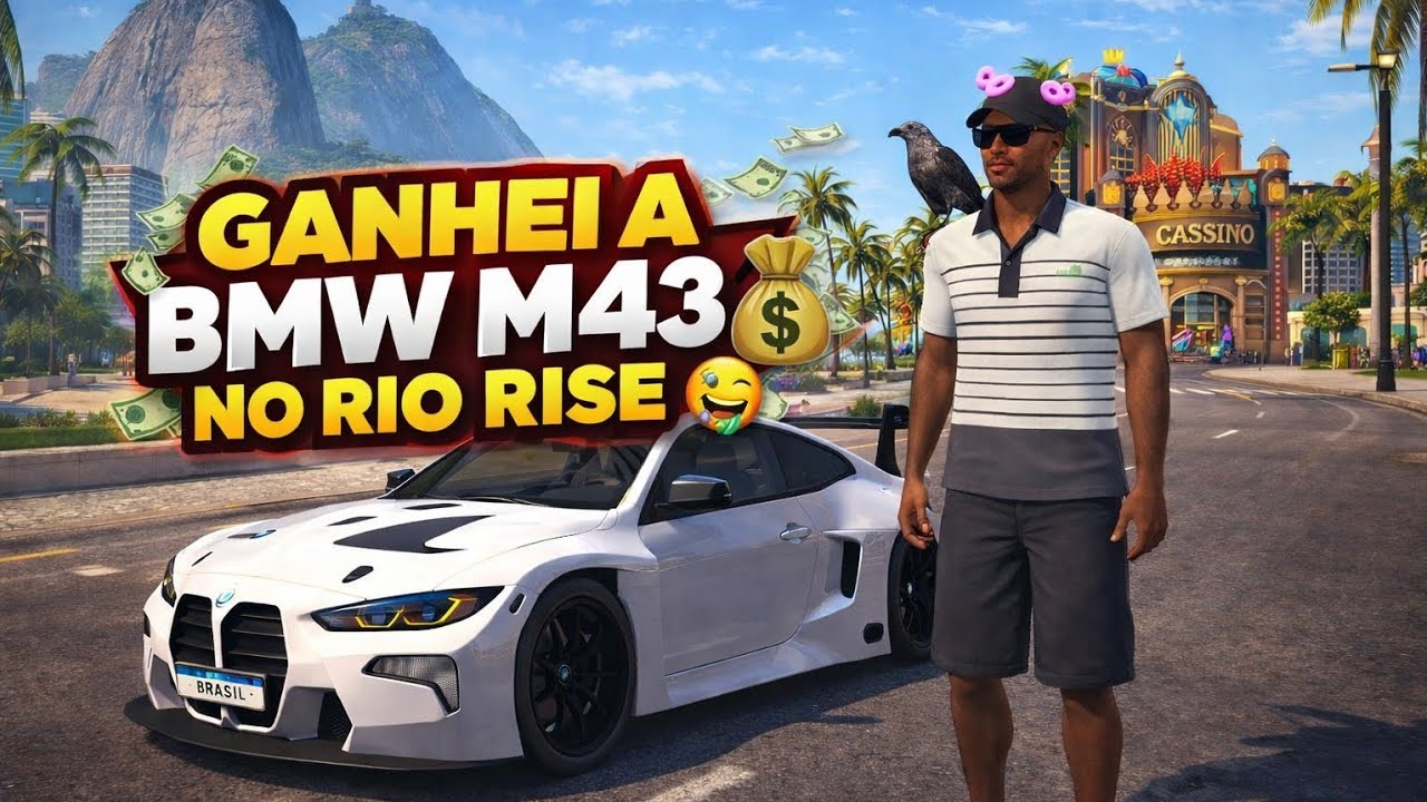 GANHEI A BMW M43 NO RIO RISE 🤑#riorise #rioriserp #gta #games #gaming #gameplay #gtarp 