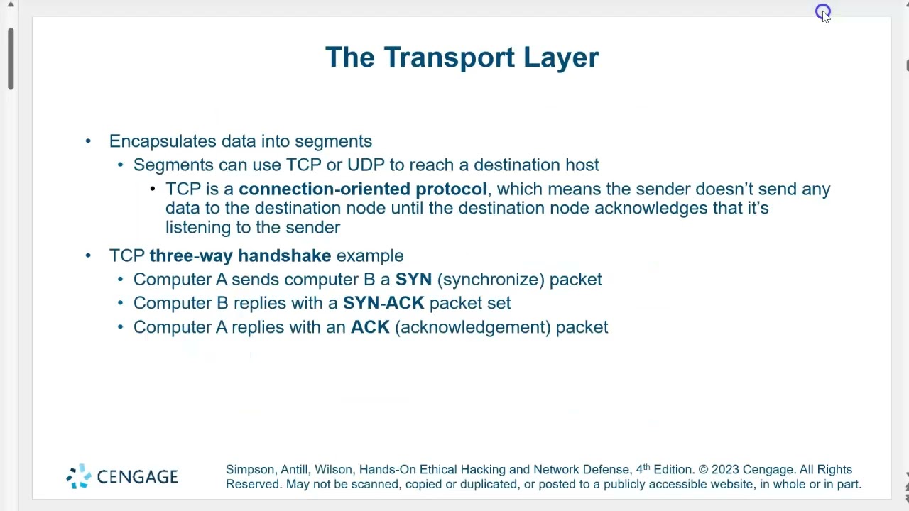 Ethical Hacking TCP/IP Concepts Review