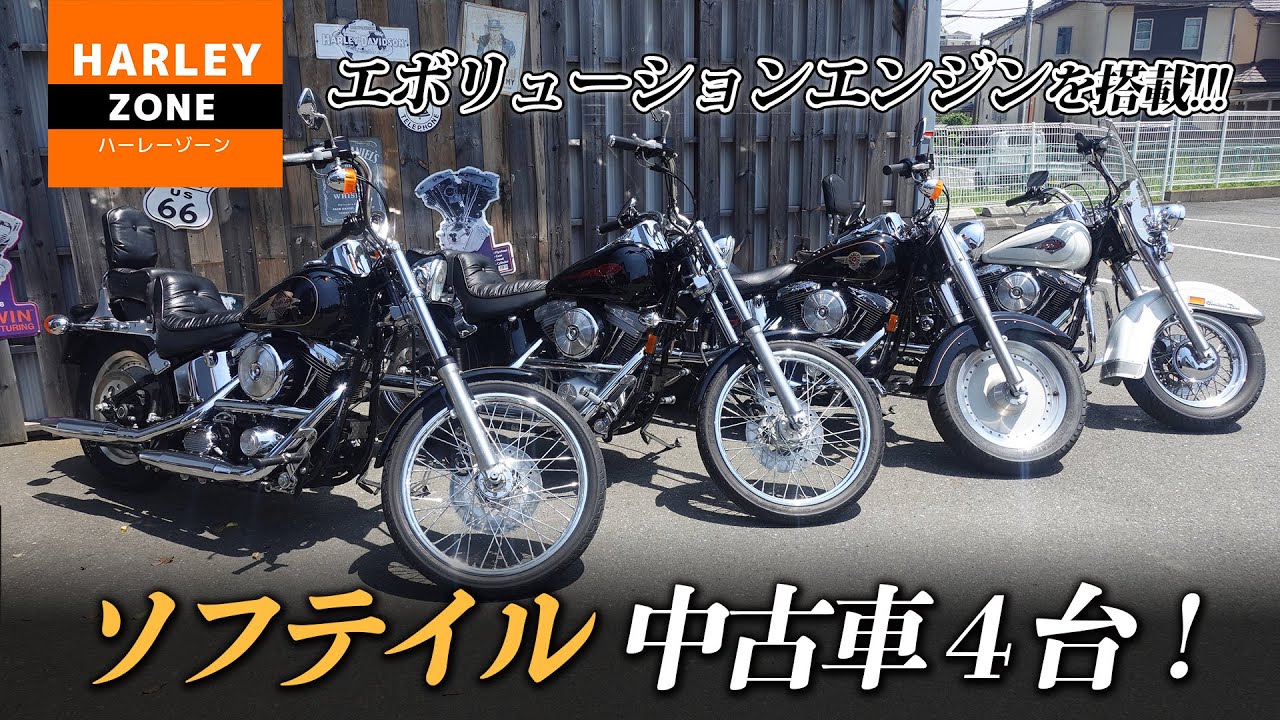 エボリューションエンジンを搭載した「ソフテイル 中古車4台」をご紹介します！HARLEY-ZONE/ハーレーゾーン