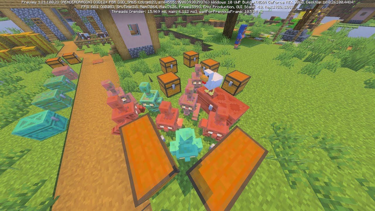 Copper Golem Is Here | Minecraft Preview 1.21.100.23 | Vod |