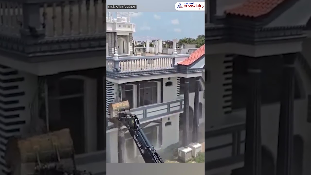 WATCH | Congress Vice President Shahzad Ali's Stately House Receives &lsquo;Bulldozer&rsquo; Action in MP
