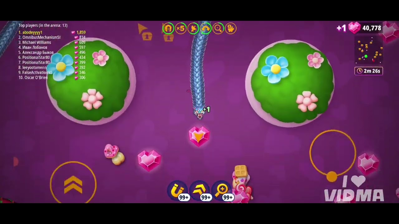 Event if Love in Worms Zone io 