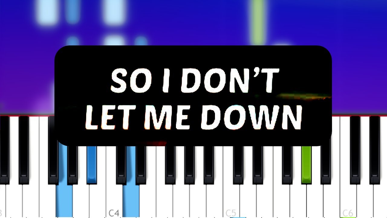 Clinton Kane - So I Don't Let Me Down (Piano Tutorial)