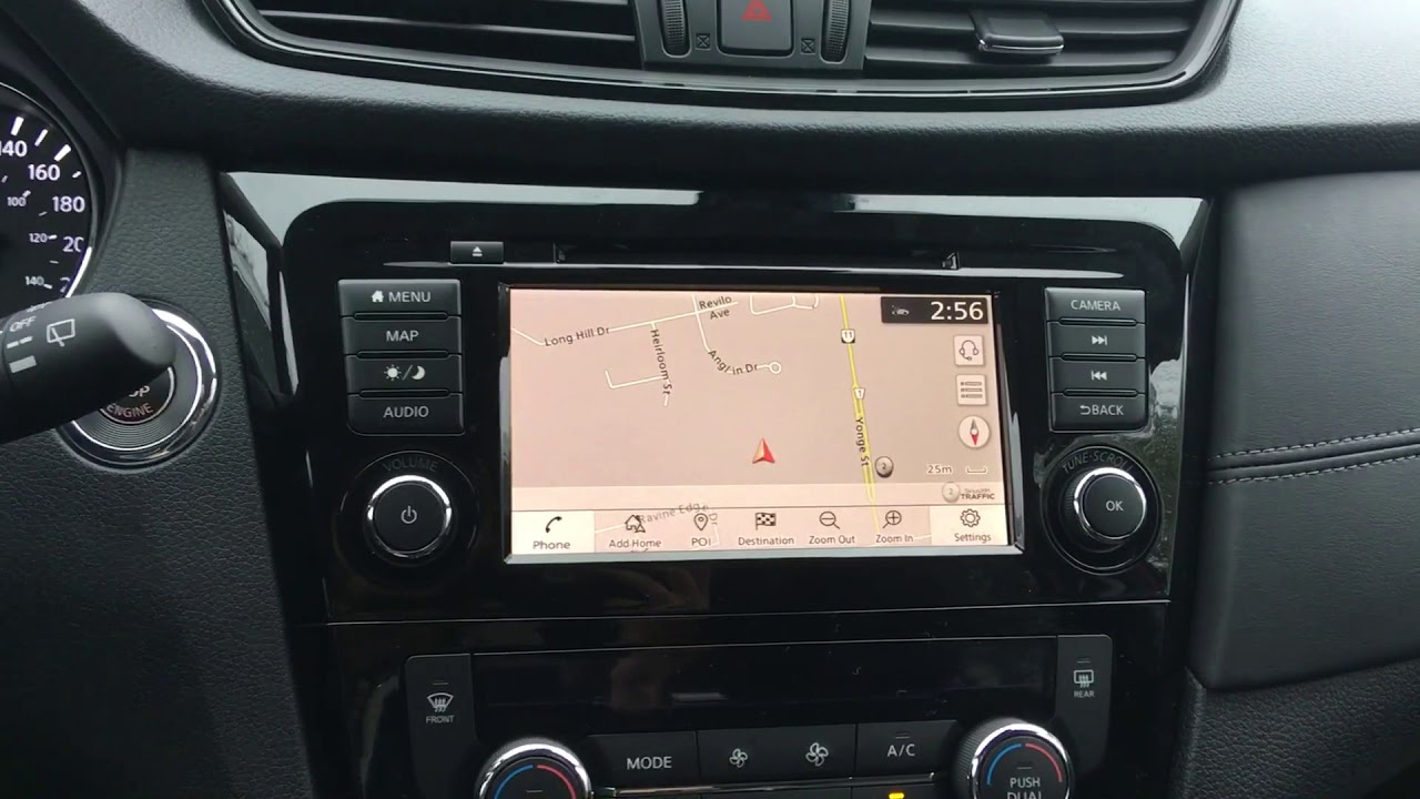 How to change navigation settings in a Nissan