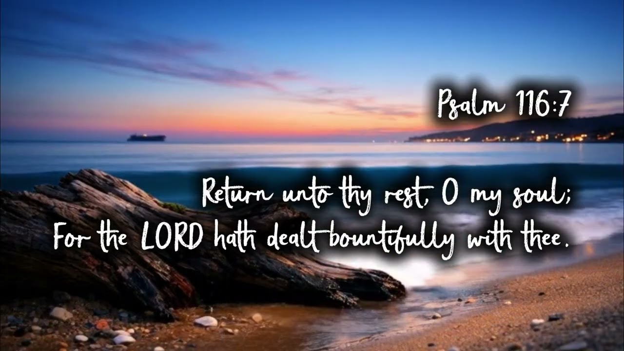 Hidden Manna | Psalm 116:7 | Return to Your Rest | Worship Instrumental