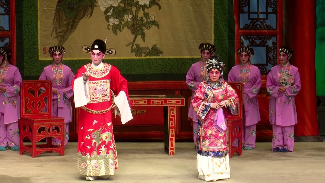 《鳳閣恩仇未了情 第二場 》  方顥頤(尚夏氏) 甘卓敏 黎耀威 黃成彬演出。