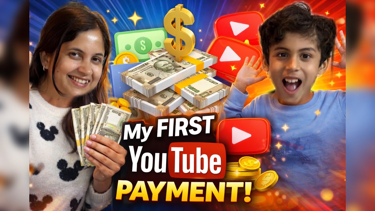 My First YouTube Payment 💰🤑