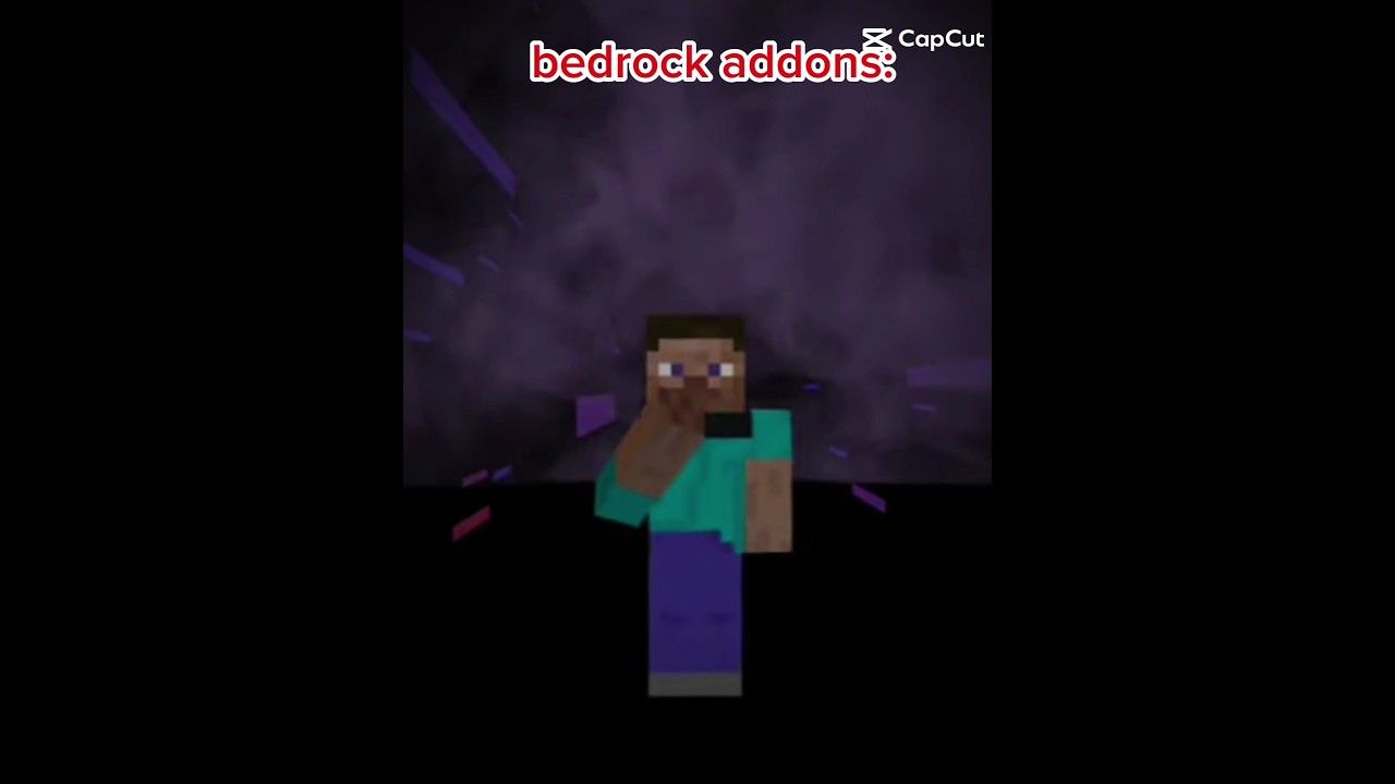 Minecraft Bedrock addons vs Java mods 💀#minecraft#mods