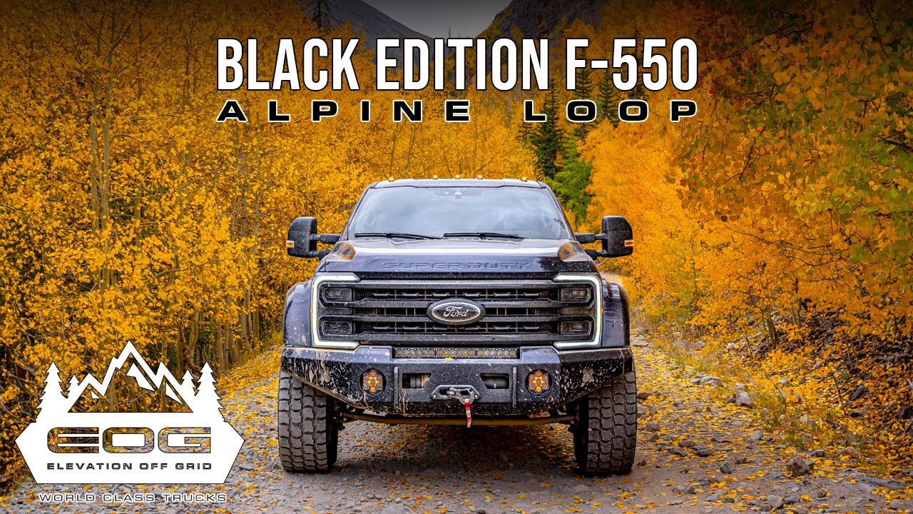 HISTORIC ALPINE LOOP in a BLACK EDITION F-550