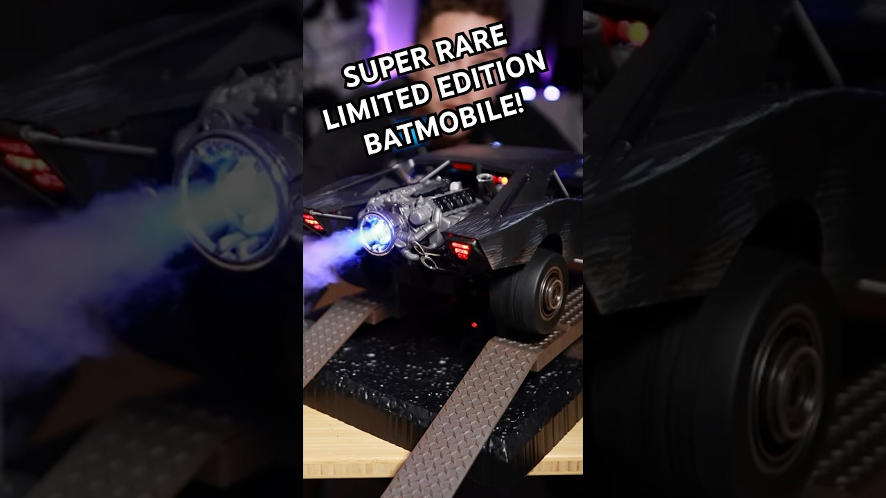 The RARE LIMITED EDITION BATMOBILE from the BATMAN 