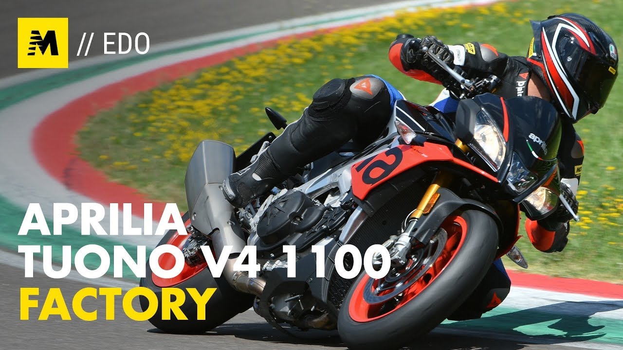 Aprilia Tuono V4 1100 Factory/2: in pista