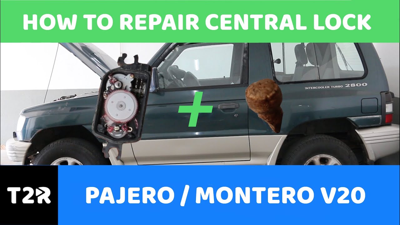 HOW TO REPAIR MITSUBISHI PAJERO/MONTERO V20 CENTRAL LOCK MODULE WITH CORK!