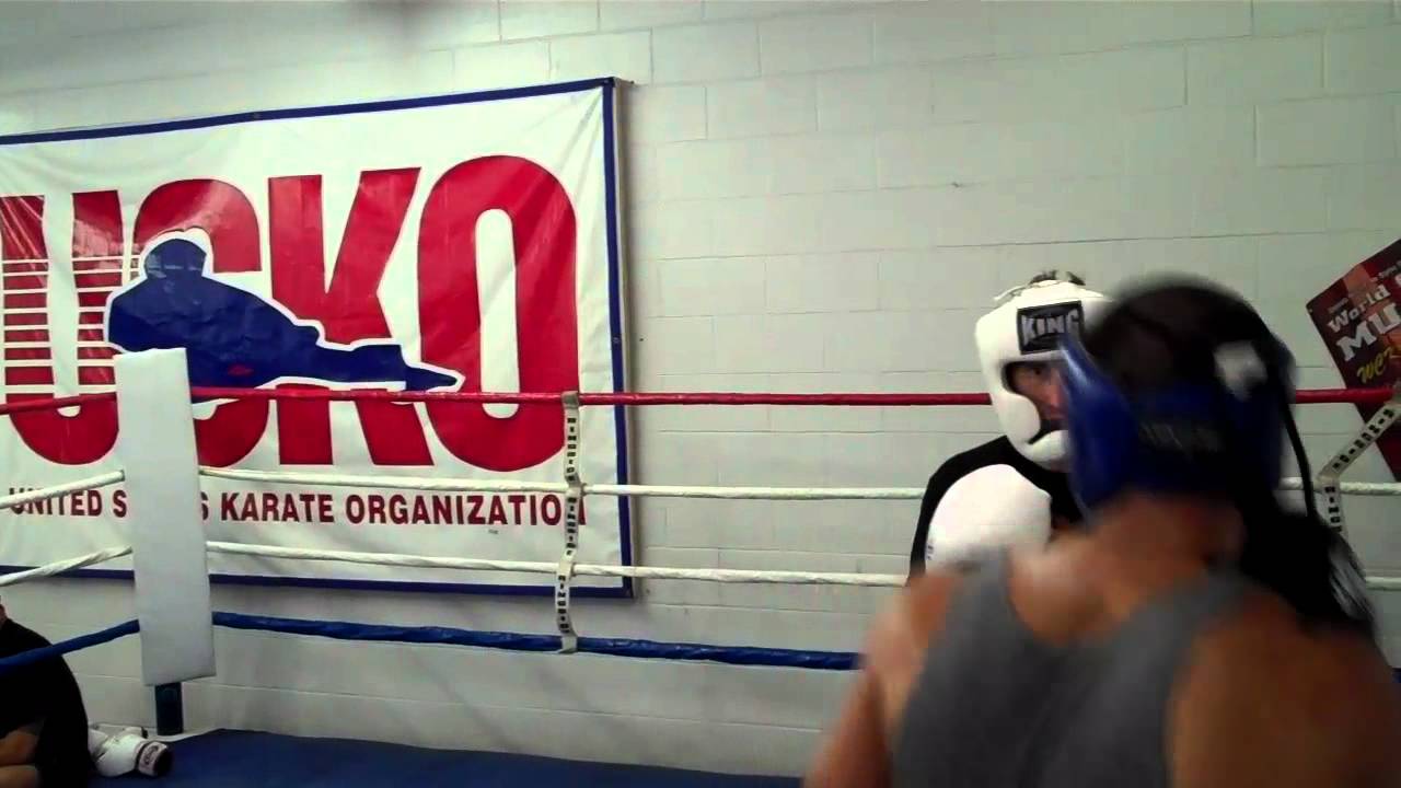 David Pacheco sparring with 4x muay thai champion Joey Pagliuso
