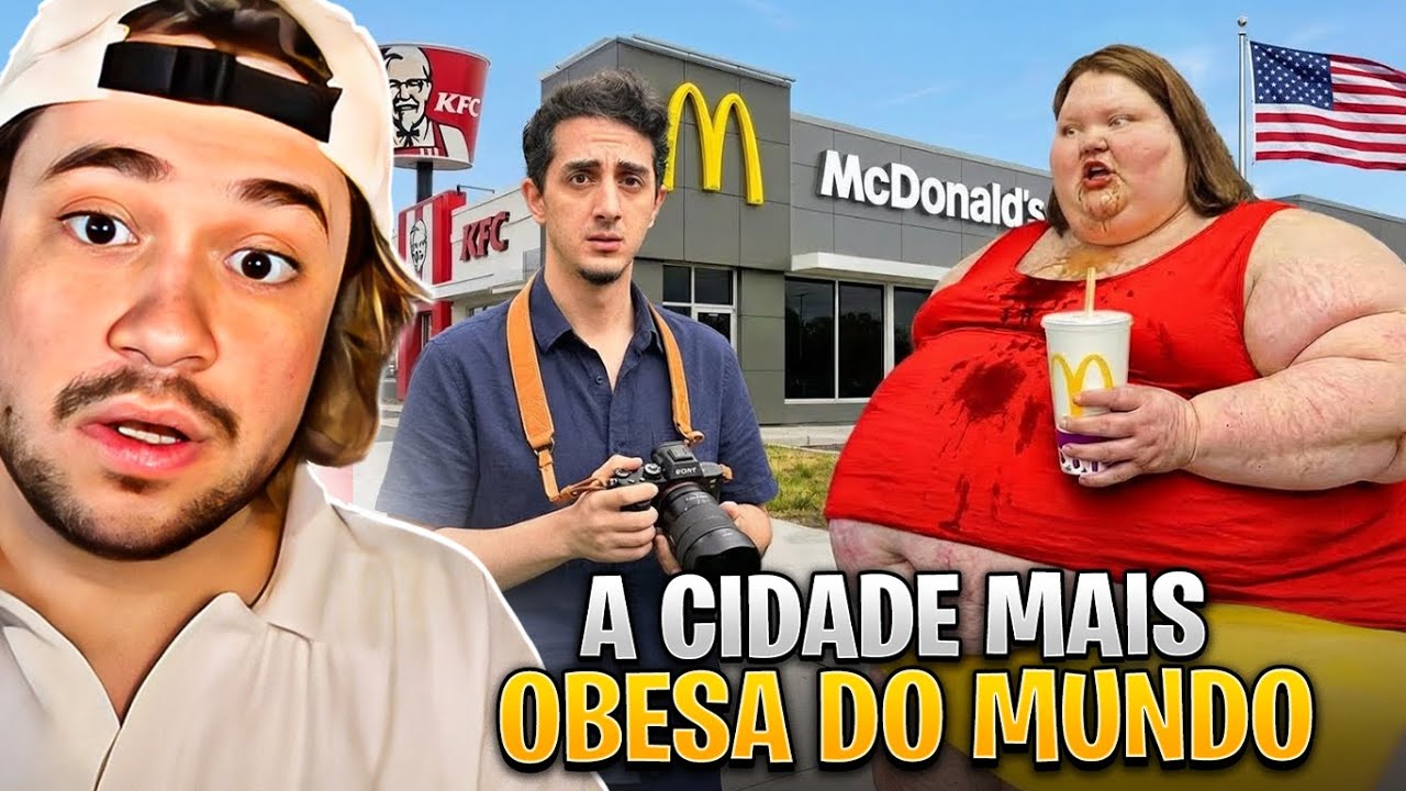A CIDADE EM QUE 90% DAS PESSOAS SÃO OBESAS - React Ruhi Çenet