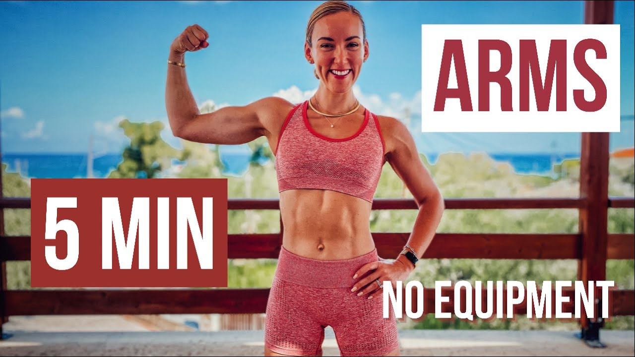 5 minute TONED ARMS workout at home || no equipment needed (not arms in 5 minutes!)