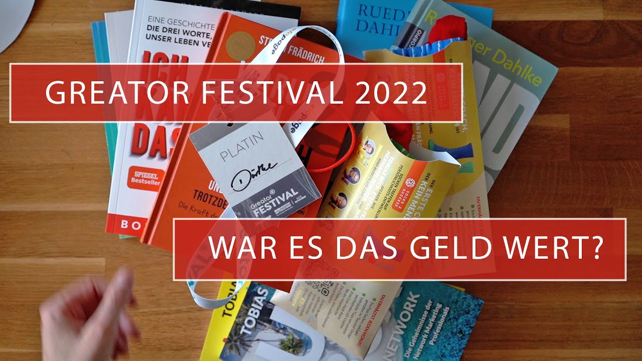 Zurück vom Greator Festival 2022