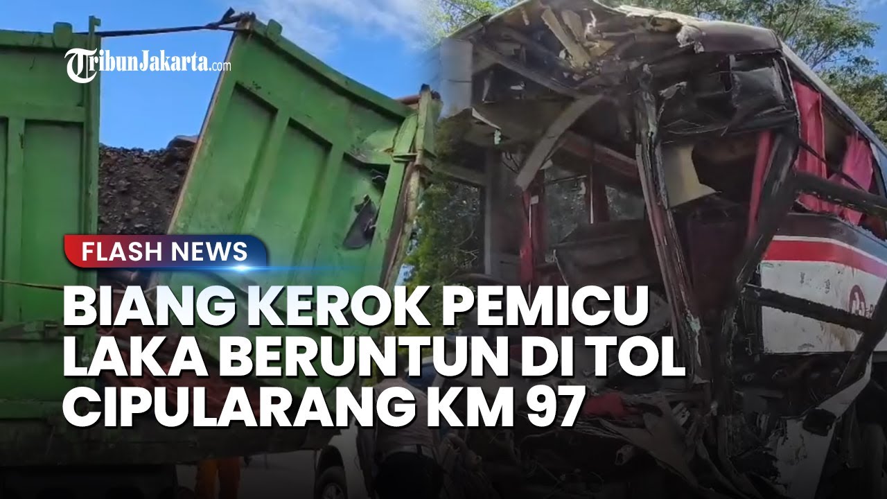 TERKUAK PEMICU Laka BERUNTUN di Tol Cipularang hingga Libatkan 4 Kendaraan, Truk Jadi BIANG KEROK?