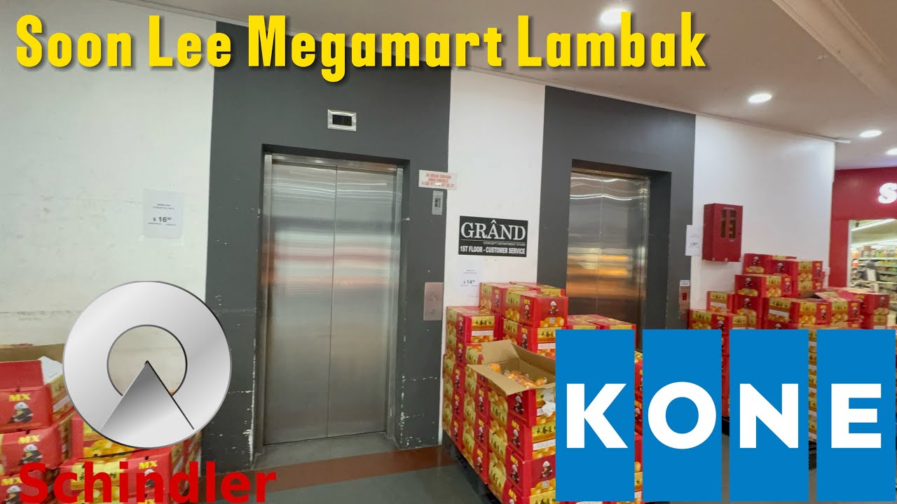 Schindler Elevator, Escalators and additional KONE Monospace Elevator at Soon Lee Megamart Lambak