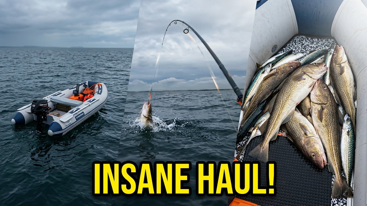 Small Boat Fishing Off Wales - The Catches Were Insane