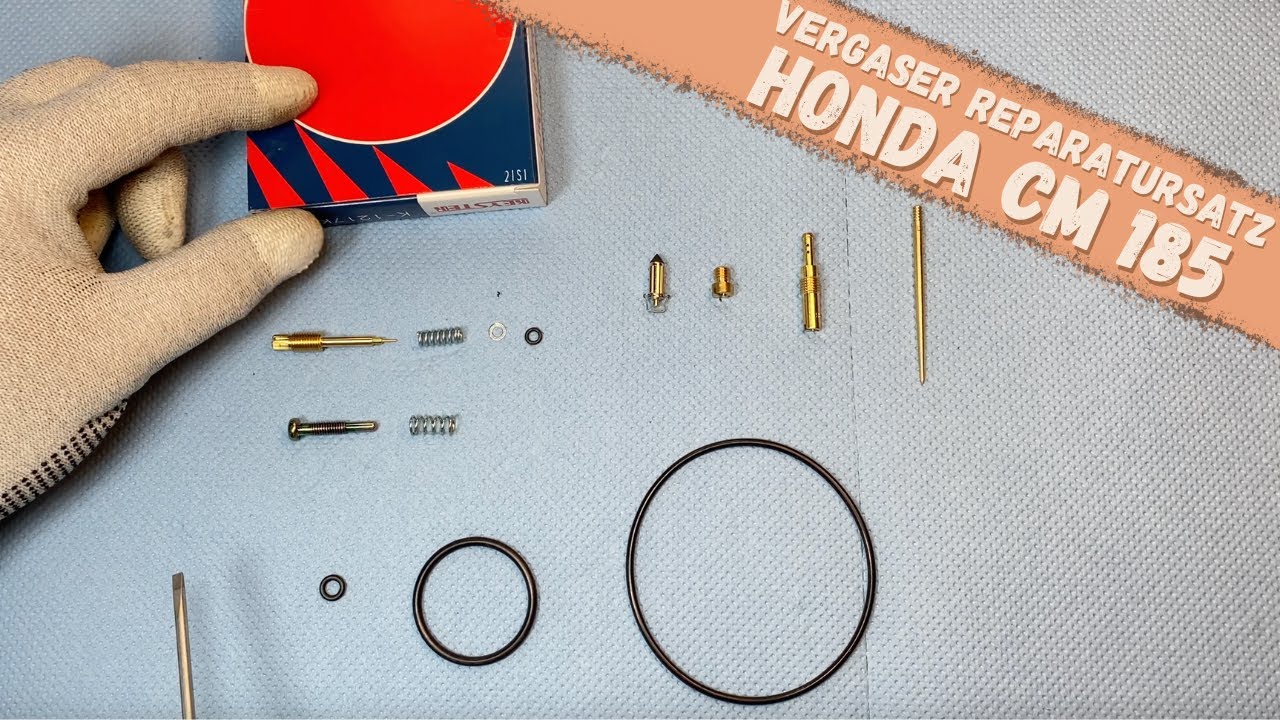 Reparatursatz Honda CM185 Vergaser, vom Vergaseronkel