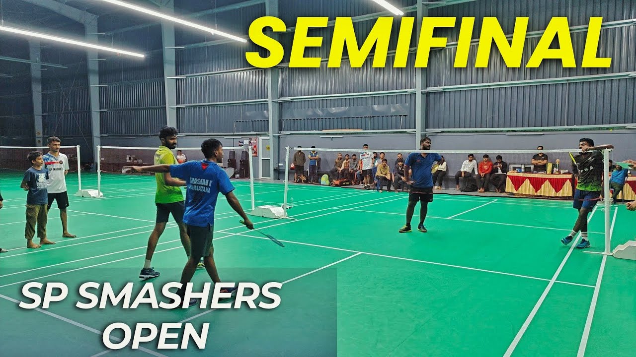 GANESH/KALAI VS SHANU/SHASHANK | SP SMASHERS OPEN BADMINTON TOURNAMENT SEMIFINAL 