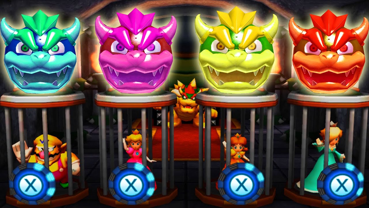【マリオパーティ100ミニゲームコレクション】ワリオVsピーチVsデイジーVsロゼッタ(マスターCPU)