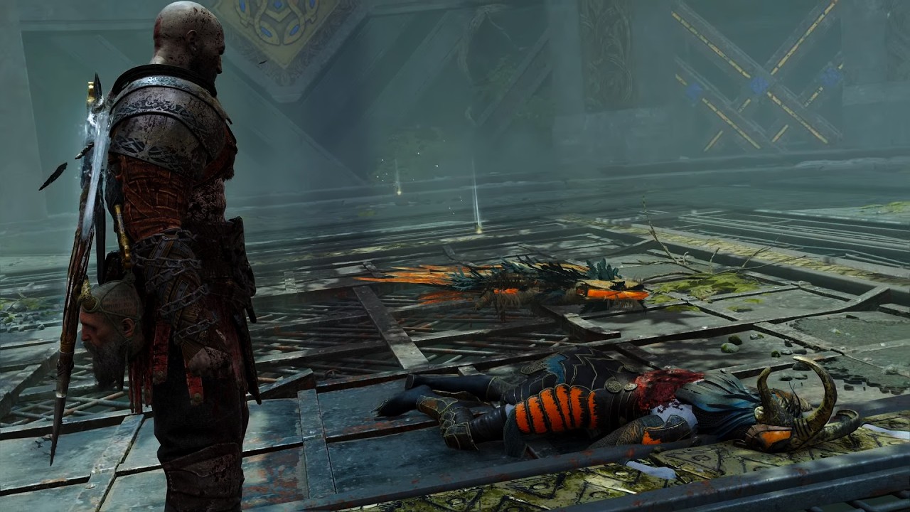God of War (2018) : Valkyrie Kara Boss Fight (PS5)