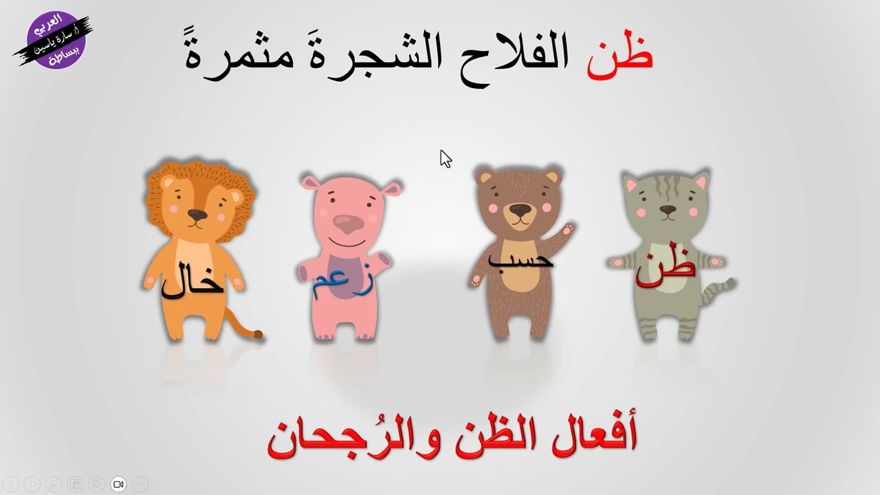 ظن وأخواتها أفعال تنصب مفعولين | نحو الصف الأول الإعدادي | اللغة العربية المنهج الجديد |أ/سارة ياسين