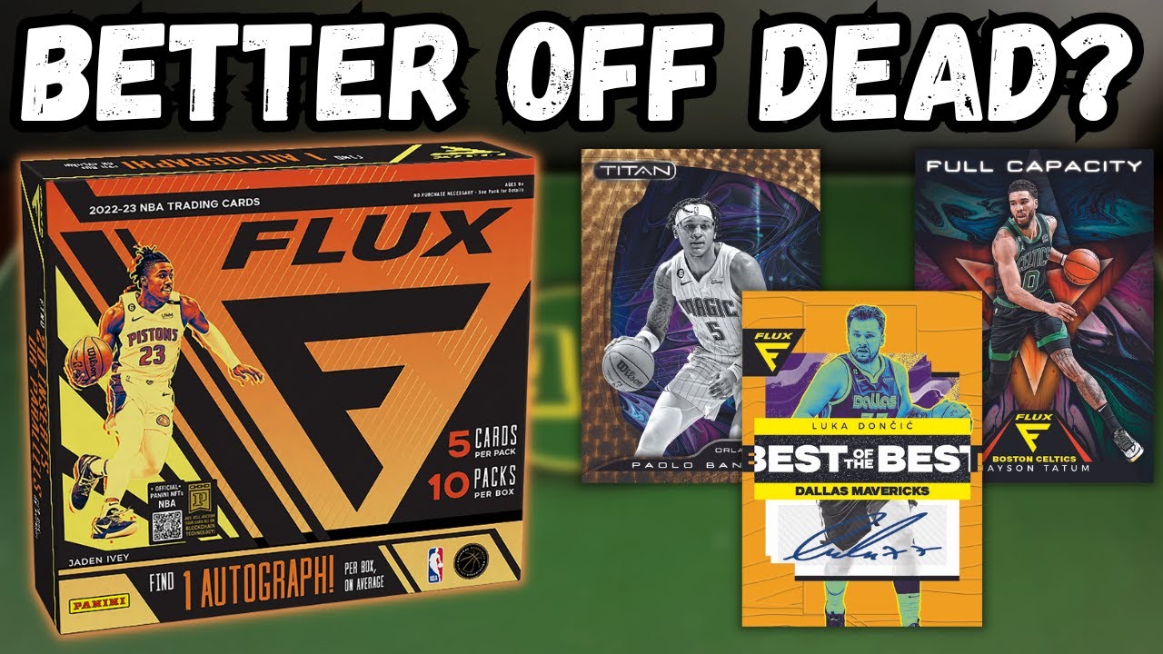 THEY MADE IT WORSE! 2022-23 Panini Flux Basketball Hobby Box Review