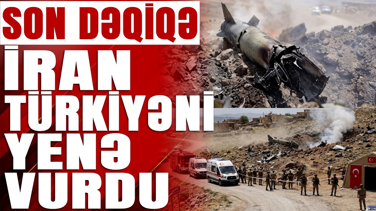 SON DƏQİQƏ: İran T&uuml;rkiyəyə YENƏ RAKET ATDI - Xəbərə Bax Da