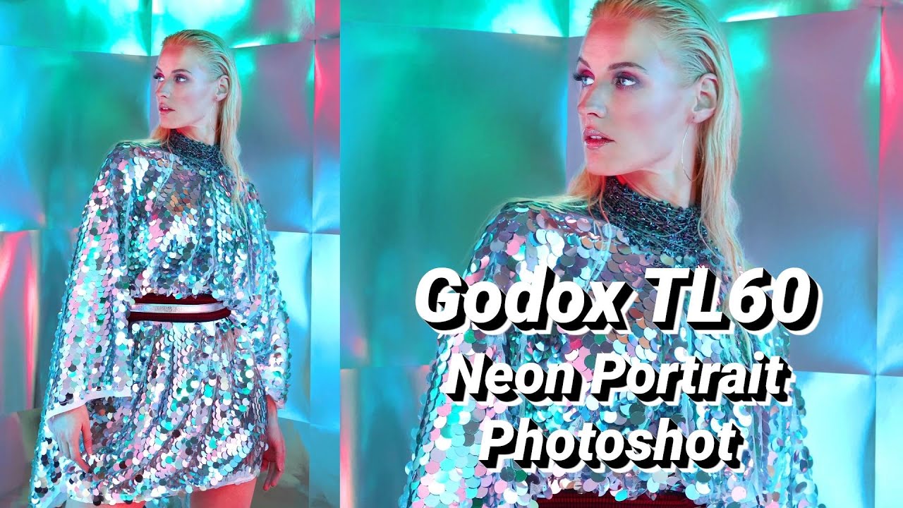 Godox #TL60 Neon Portrait Photoshot