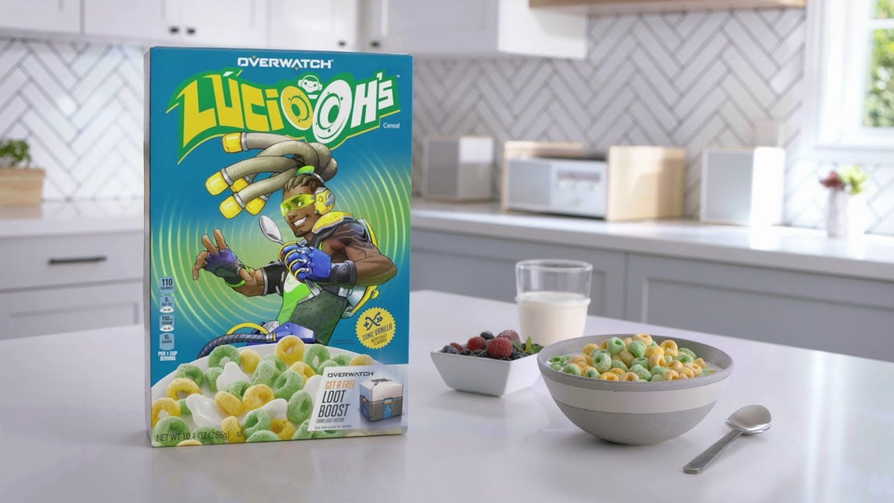 Overwatch L&uacute;cio-Oh&rsquo;s | Kellogg's Cereal