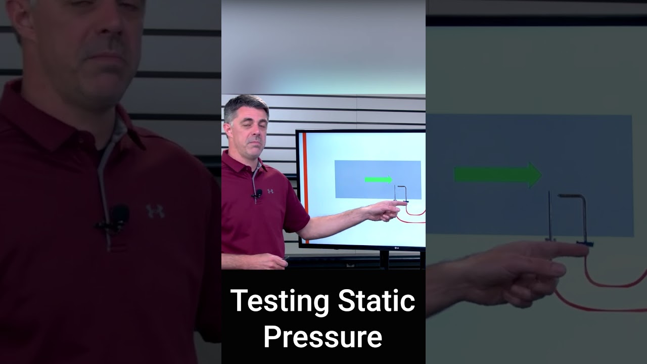 #shorts #hvactraining   Eric Explaining Probing for Static Pressure
