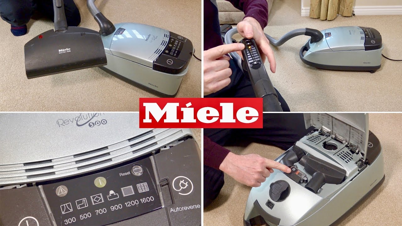 Распаковка и первый взгляд на пылесос Miele Revolution 500