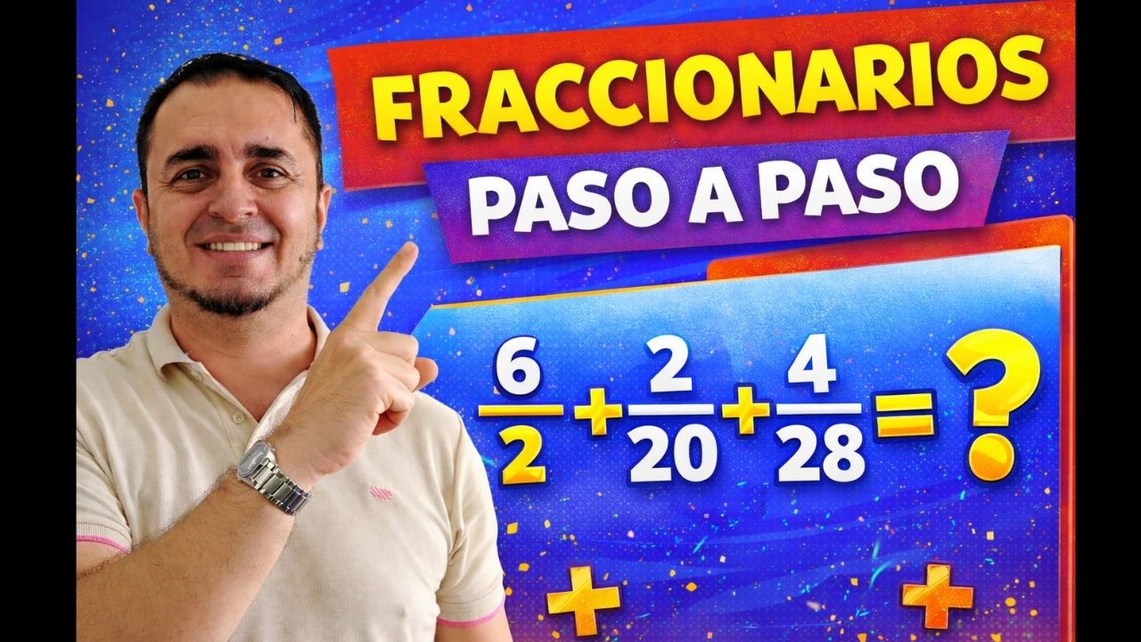 Operaciones con fraccionarios paso a paso | Refuerzo